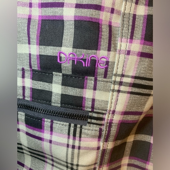 Vintage DAKINE Purple Plaid Hobo Bag - Picture 2 of 4